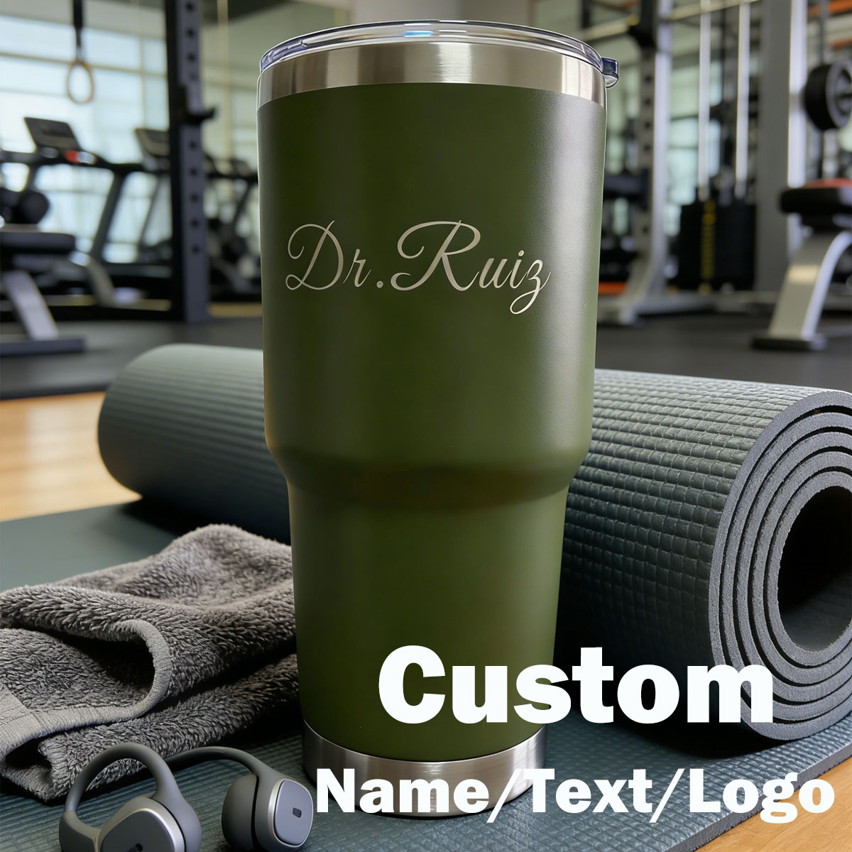 Aquatic Gym - Custom Personalized 30 oz Vacuum Insulated
