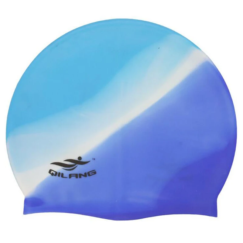 Aquatic Sports Cap - Waterproof Silicone Swim Caps Women Men