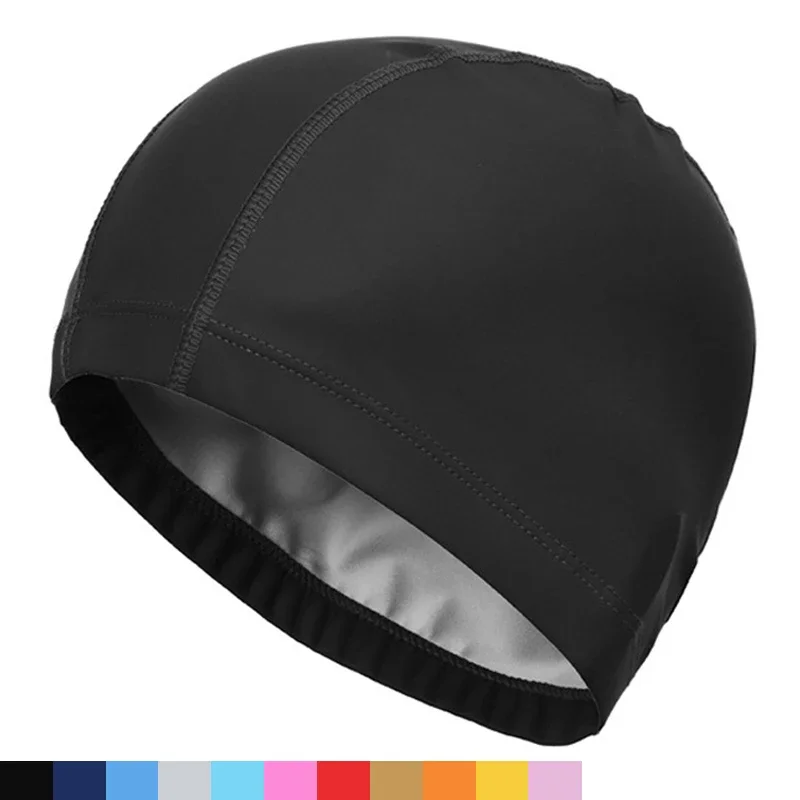 Aquatic Sports Cap - New Waterproof PU Fabric Protect Ears