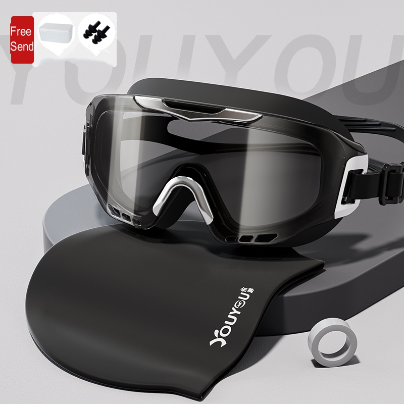 Aquatic Sports Cap - Men Women Anti-fog UV Protection Big