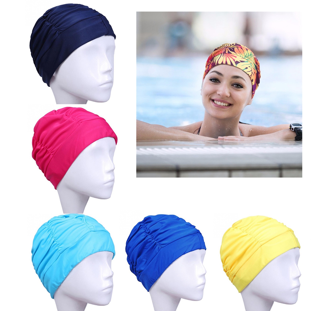 1pc New Nylon Turban Diving Ha - Aquatic Sports Cap ulasan dan harga