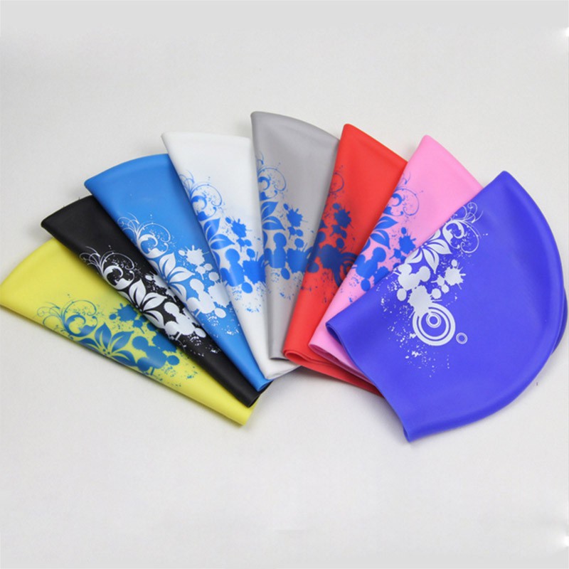 Silicone Swimming Cap for Long - Aquatic Sports Cap ulasan dan harga
