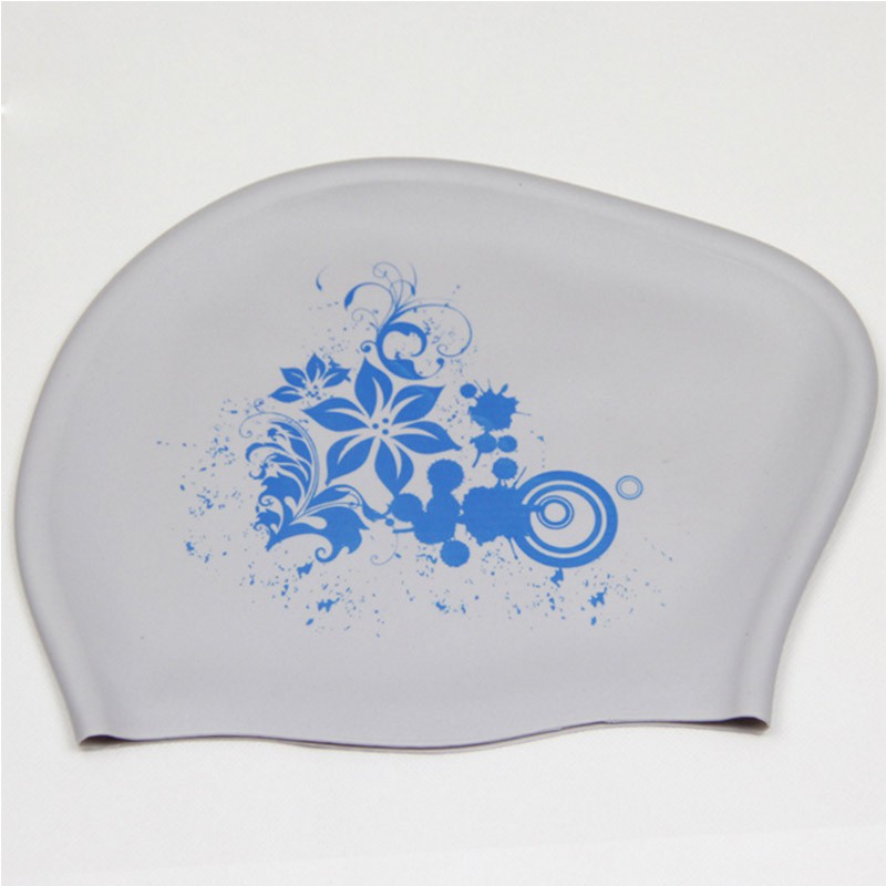 Silicone Swimming Cap for Long - Aquatic Sports Cap ulasan dan harga