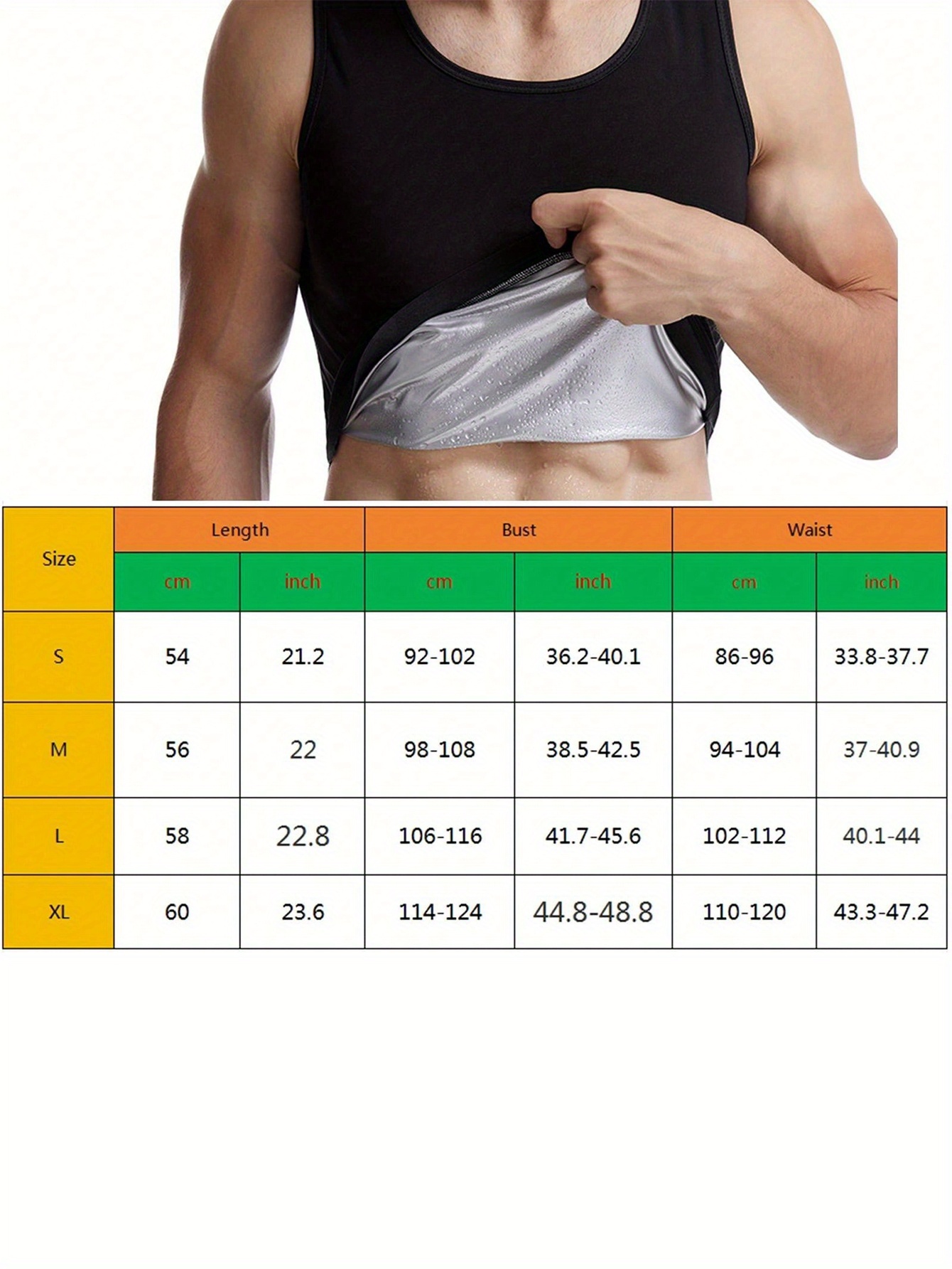 1pcs Sauna Shirt for Men, Shor - Aquatic Gym ulasan dan harga