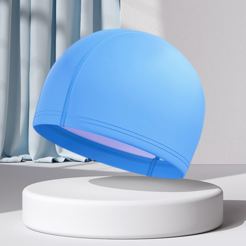 Waterproof PU Swimming Cap for - Aquatic Sports Cap ulasan dan harga