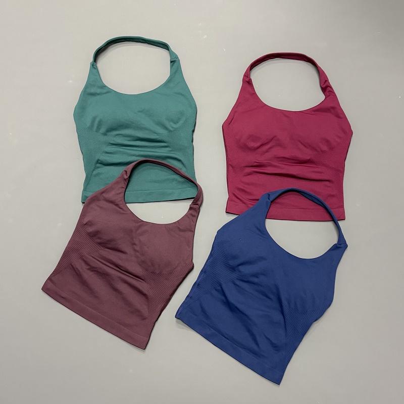 Women Halter Neck Sports Top S - Aquatic Gym ulasan dan harga
