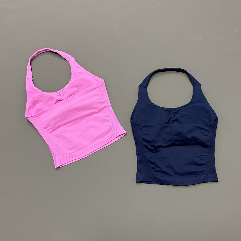 Women Halter Neck Sports Top S - Aquatic Gym ulasan dan harga