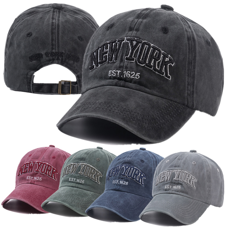 Fashion NEW YORK Embroidery Ba - Aquatic Sports Cap ulasan dan harga