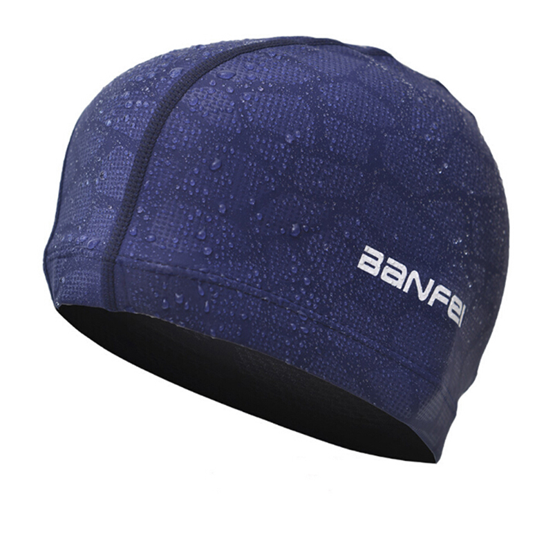Fabric Swimming Cap Men Women  - Aquatic Sports Cap ulasan dan harga