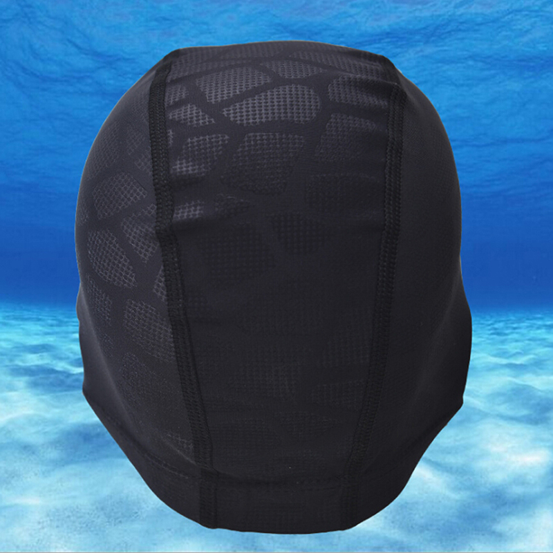 Fabric Swimming Cap Men Women  - Aquatic Sports Cap ulasan dan harga