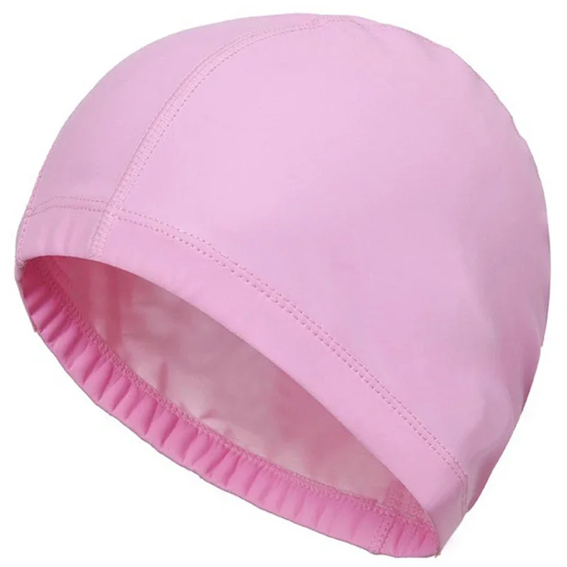 New Waterproof PU Fabric Prote - Aquatic Sports Cap ulasan dan harga
