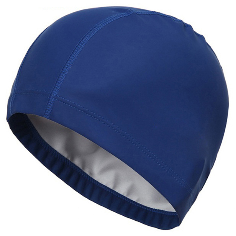 PU Fabric Swimming Cap Men Wom - Aquatic Sports Cap ulasan dan harga