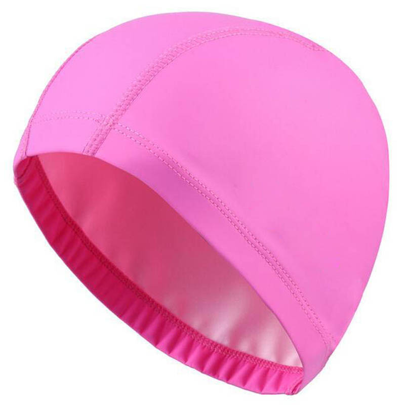 PU Fabric Swimming Cap Men Wom - Aquatic Sports Cap ulasan dan harga