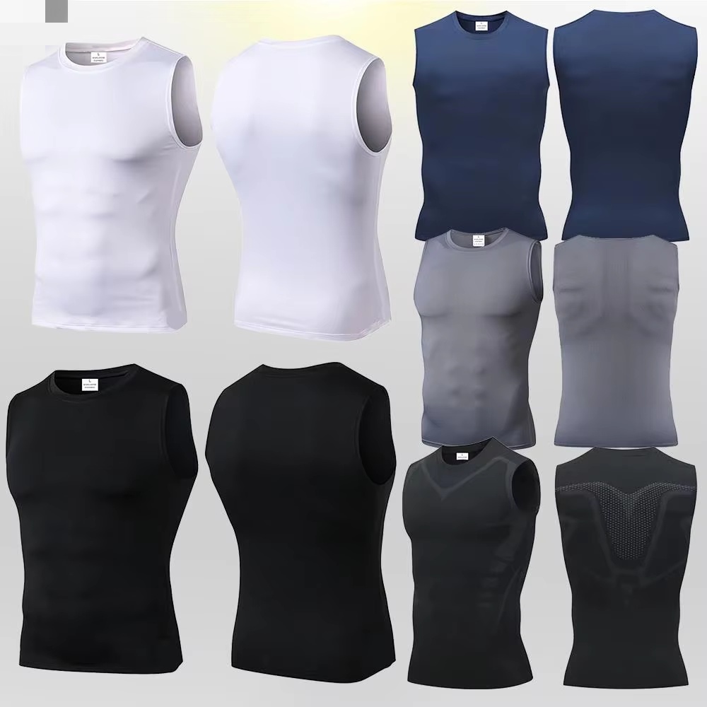 Compression Tank Top Mens Gym  - Aquatic Gym ulasan dan harga